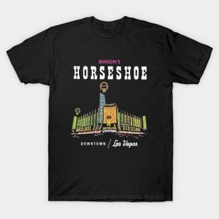 Binion's Horseshoe Hotel Casino Vintage Retro Las Vegas T-Shirt